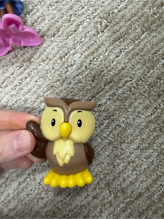 Little People Other - Little People Owl Figure Toy in Brown & Yellow - Kids